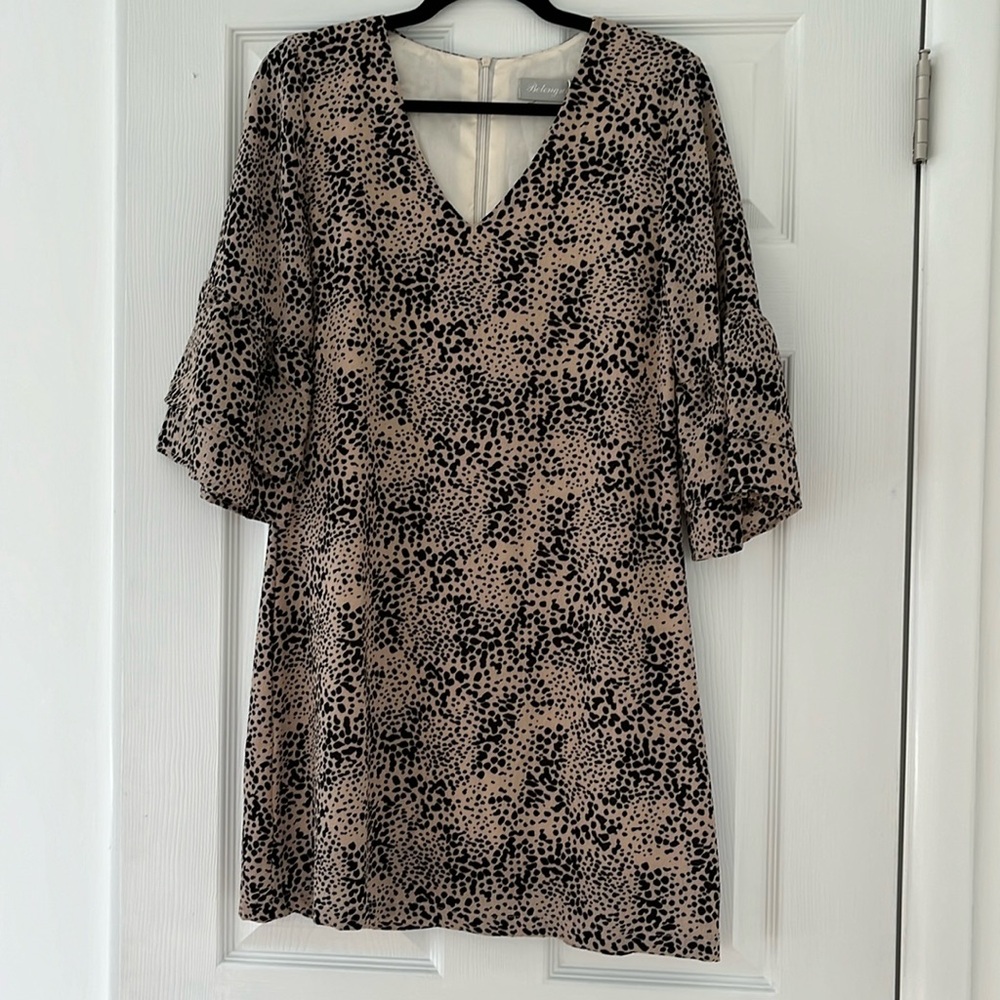 Brand new with tags Belongsci animal print dress.